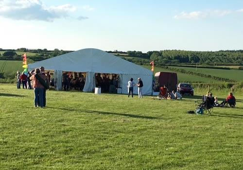 Jubilee celebrations at the marquee in Town Farm Field on 2/6/22 Photo Gallery Image - Jubilee celebrations at the marquee in Town Farm Field on 2/6/22