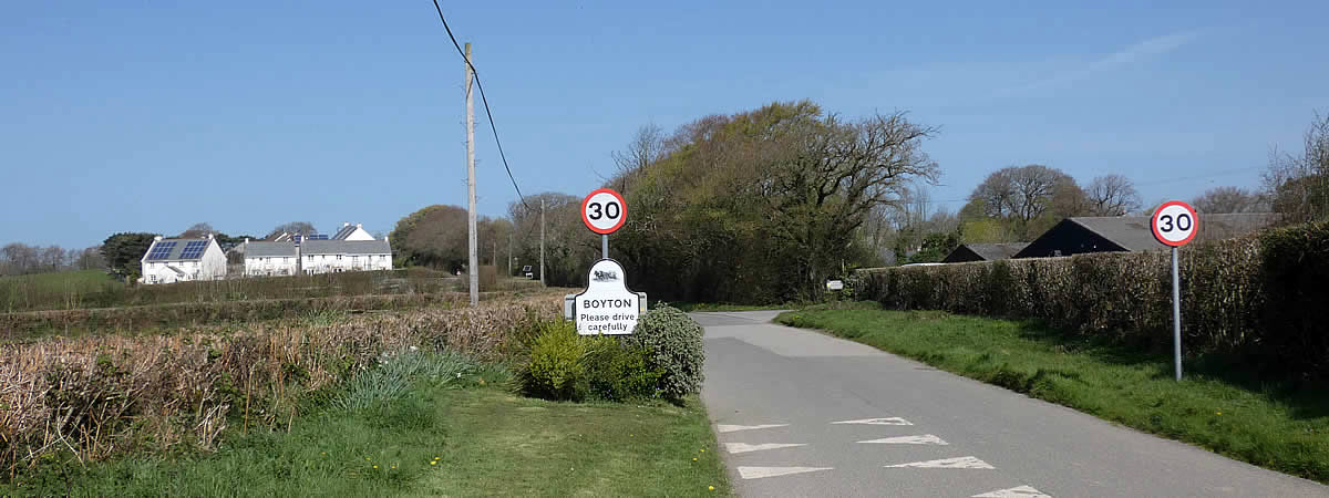 Boyton village sign